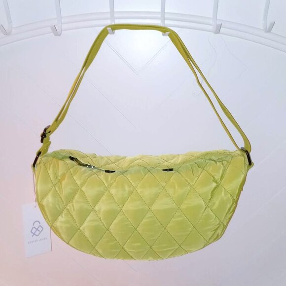 Street Level Citron Crossbody Shoulder Bag - Picture 3 of 14